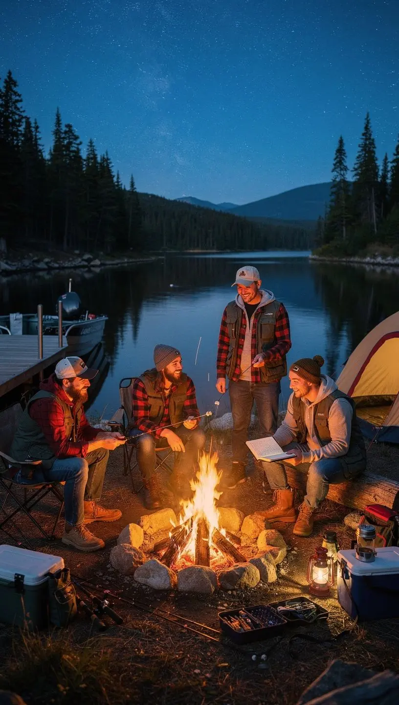 A scenic view of a river with lush greenery, perfect for fishing trips.